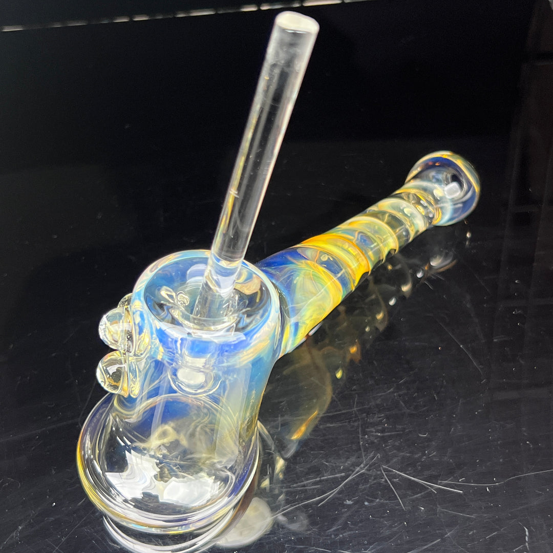 Silver Fumed Hash Hammer Glass Pipe Crondo Glassics   