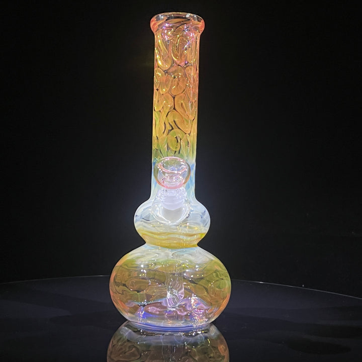 10.5" Fumed Double Bubble Bong Glass Pipe Mary Jane's Glass