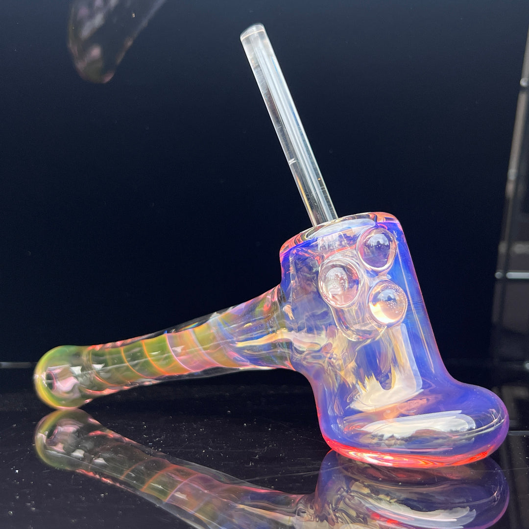 Gold Fumed Hash Hammer Glass Pipe Crondo Glassics   