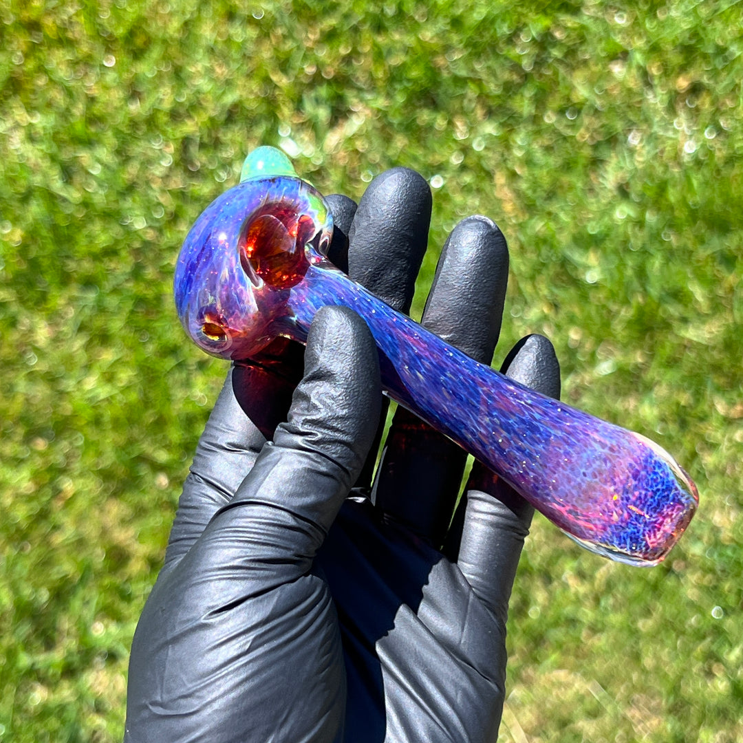 Purple Magic Marble Pipe Glass Pipe Beezy Glass   