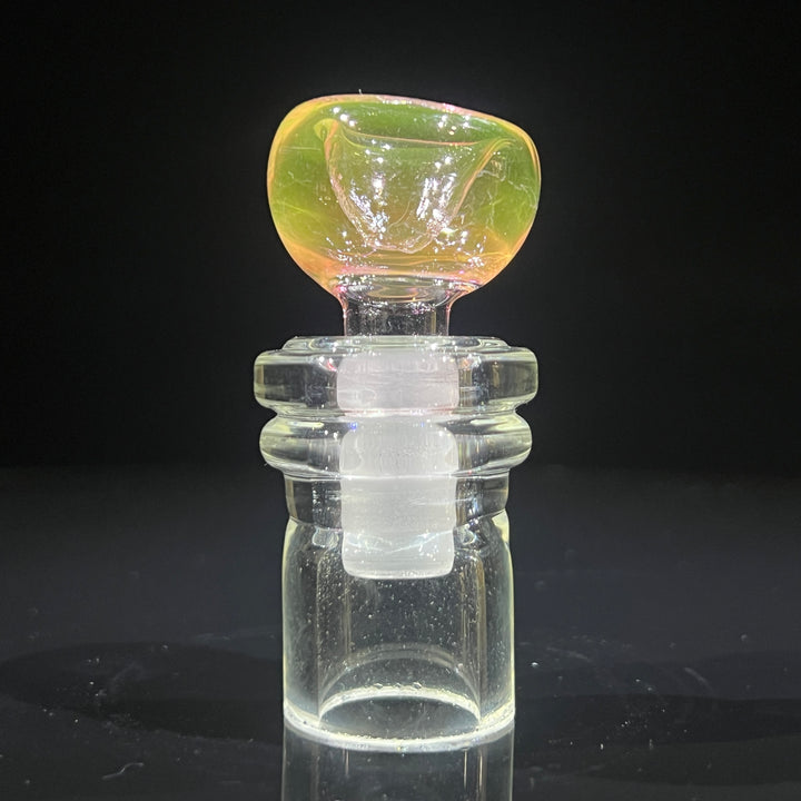 10.5" Fumed Double Bubble Bong Glass Pipe Mary Jane's Glass