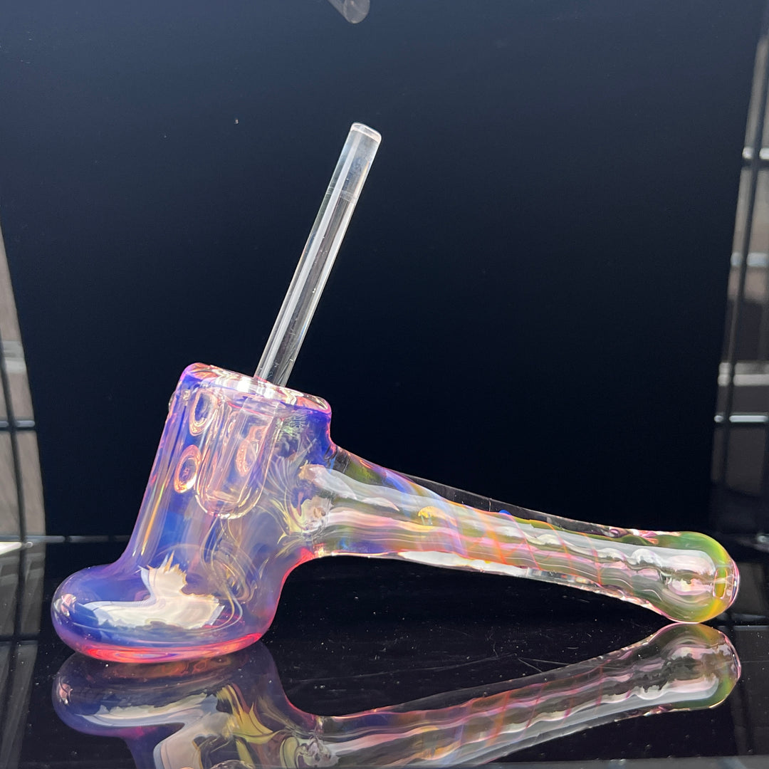 Gold Fumed Hash Hammer Glass Pipe Crondo Glassics   