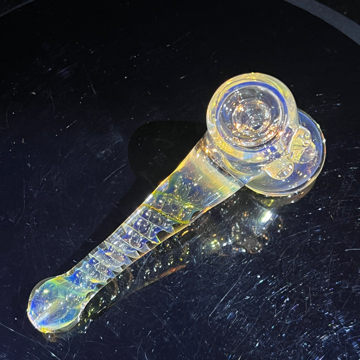 Silver Fumed Hash Hammer Glass Pipe Crondo Glassics   