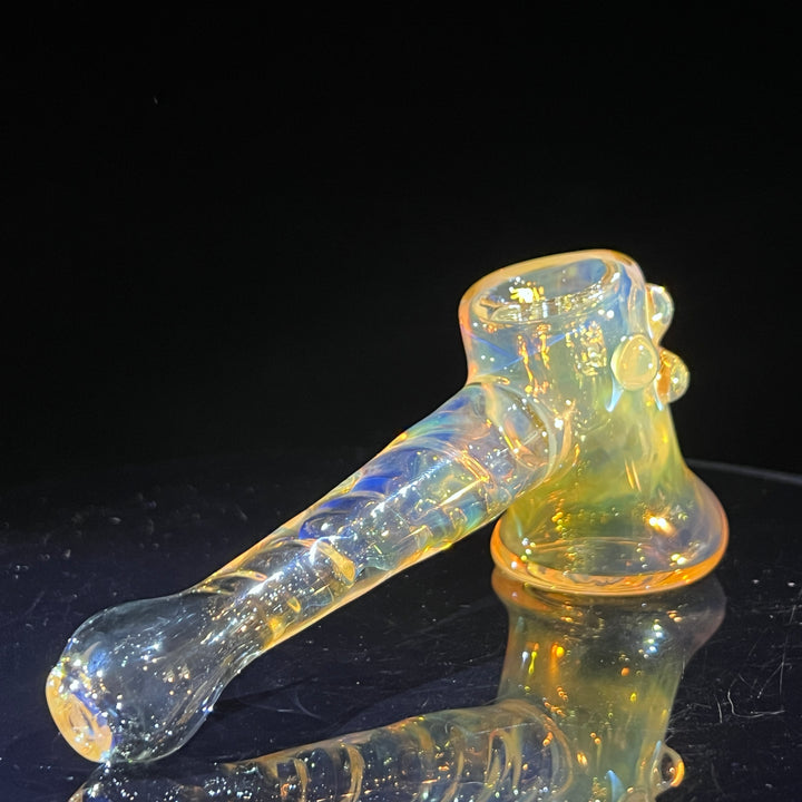 Silver Fumed Hash Hammer Glass Pipe Crondo Glassics   