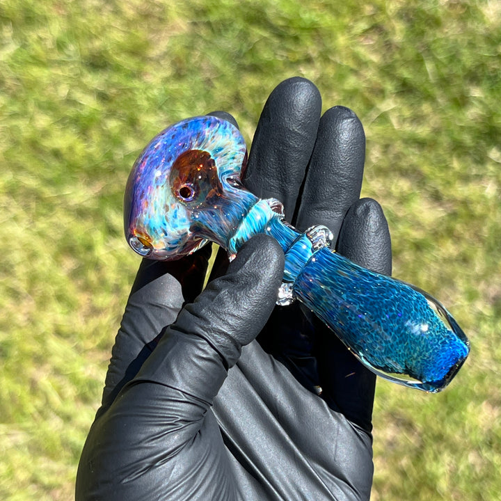 Purple Magic Marble Pipe Glass Pipe Beezy Glass   