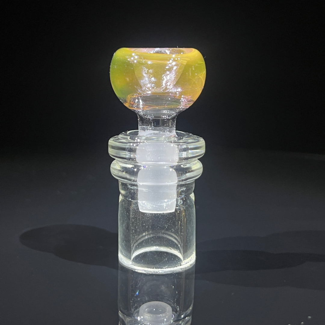 10.5" Fumed Double Bubble Bong Glass Pipe Mary Jane's Glass