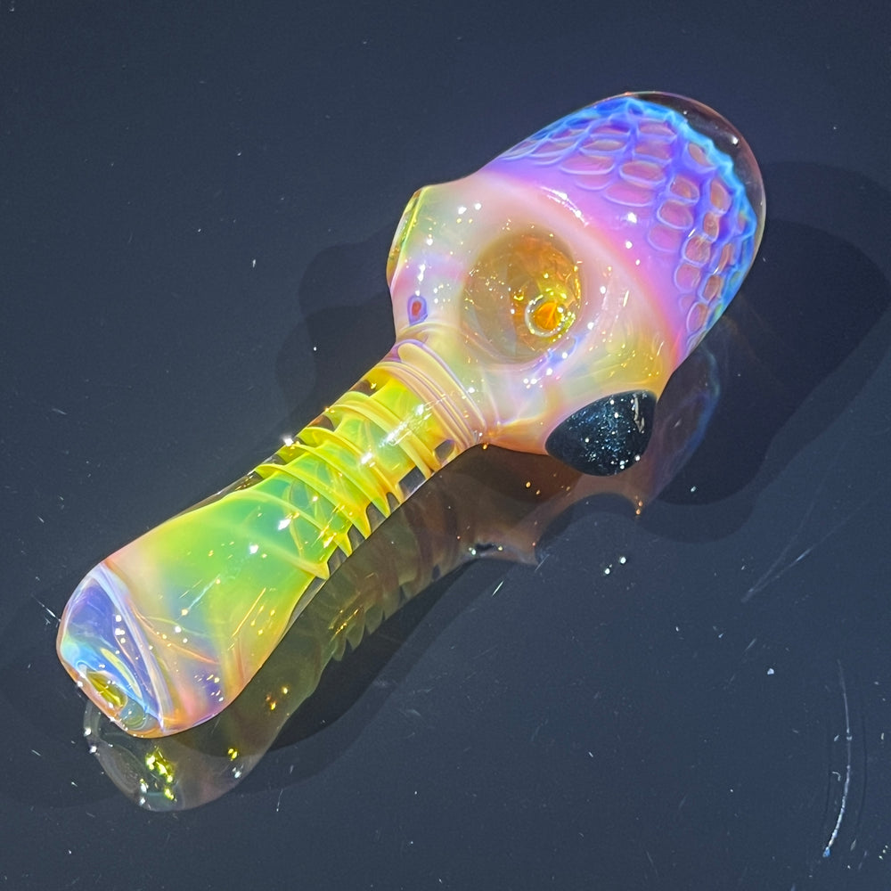 Alien Brain Honeycomb Pipe Glass Pipe Plug a Nug