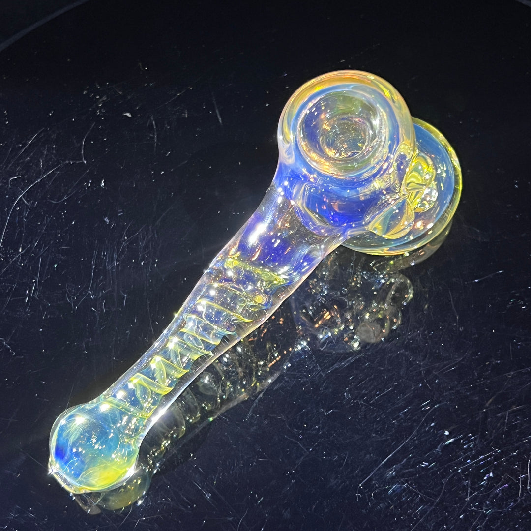 Silver Fumed Hash Hammer Glass Pipe Crondo Glassics   