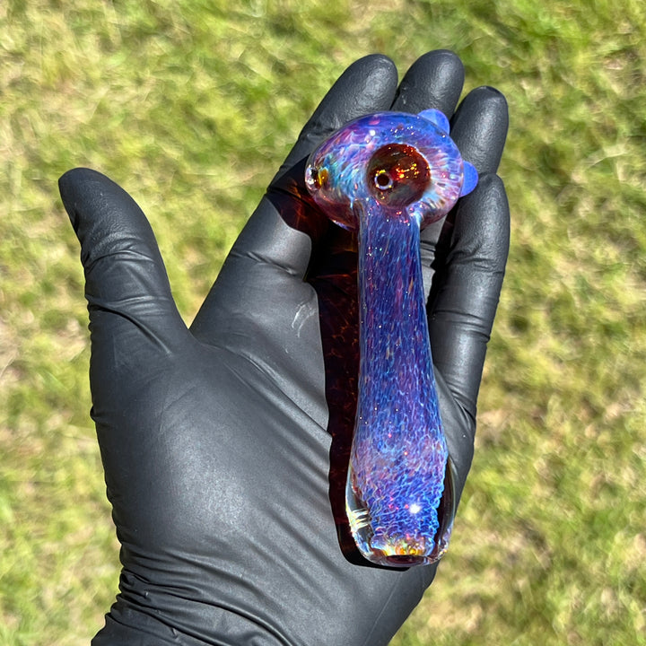 Purple Magic Marble Pipe Glass Pipe Beezy Glass   