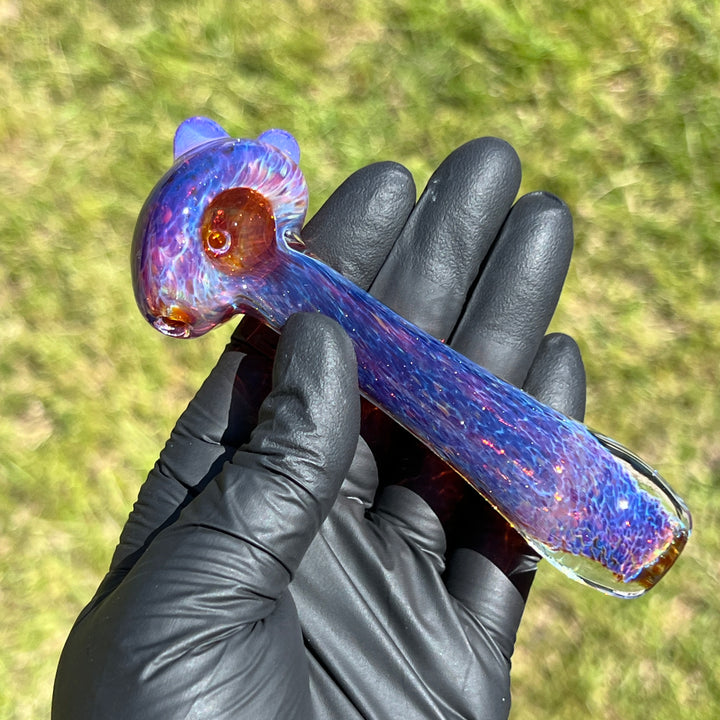 Purple Magic Marble Pipe Glass Pipe Beezy Glass   