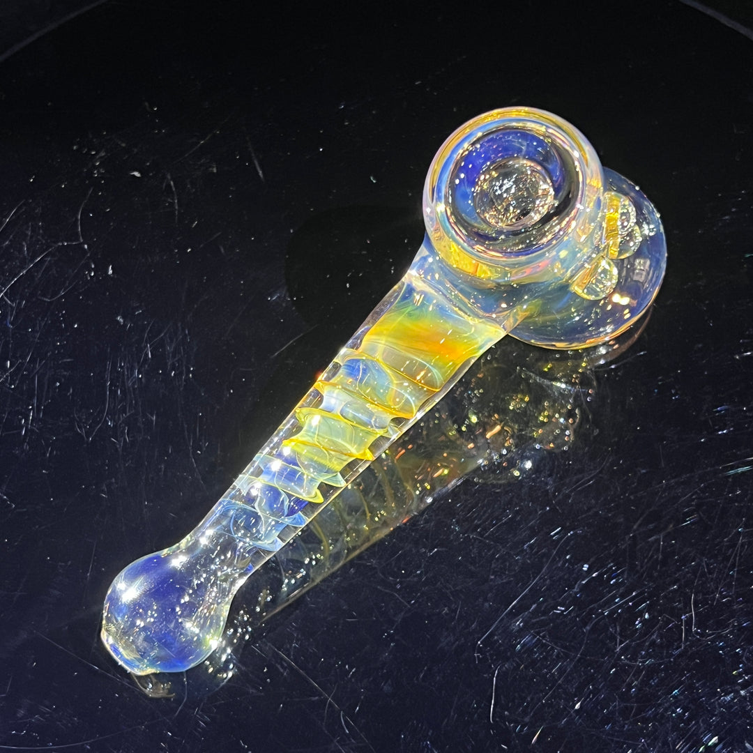 Silver Fumed Hash Hammer Glass Pipe Crondo Glassics   