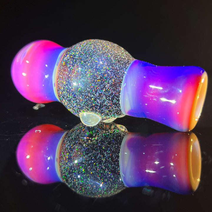 Crushed Opal Serendipity Chillum Glass Pipe Tako Glass   