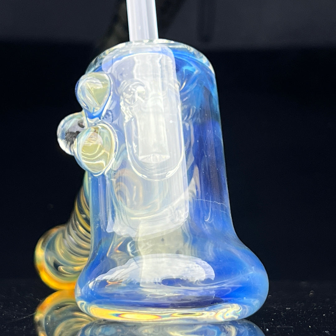 Silver Fumed Hash Hammer Glass Pipe Crondo Glassics   