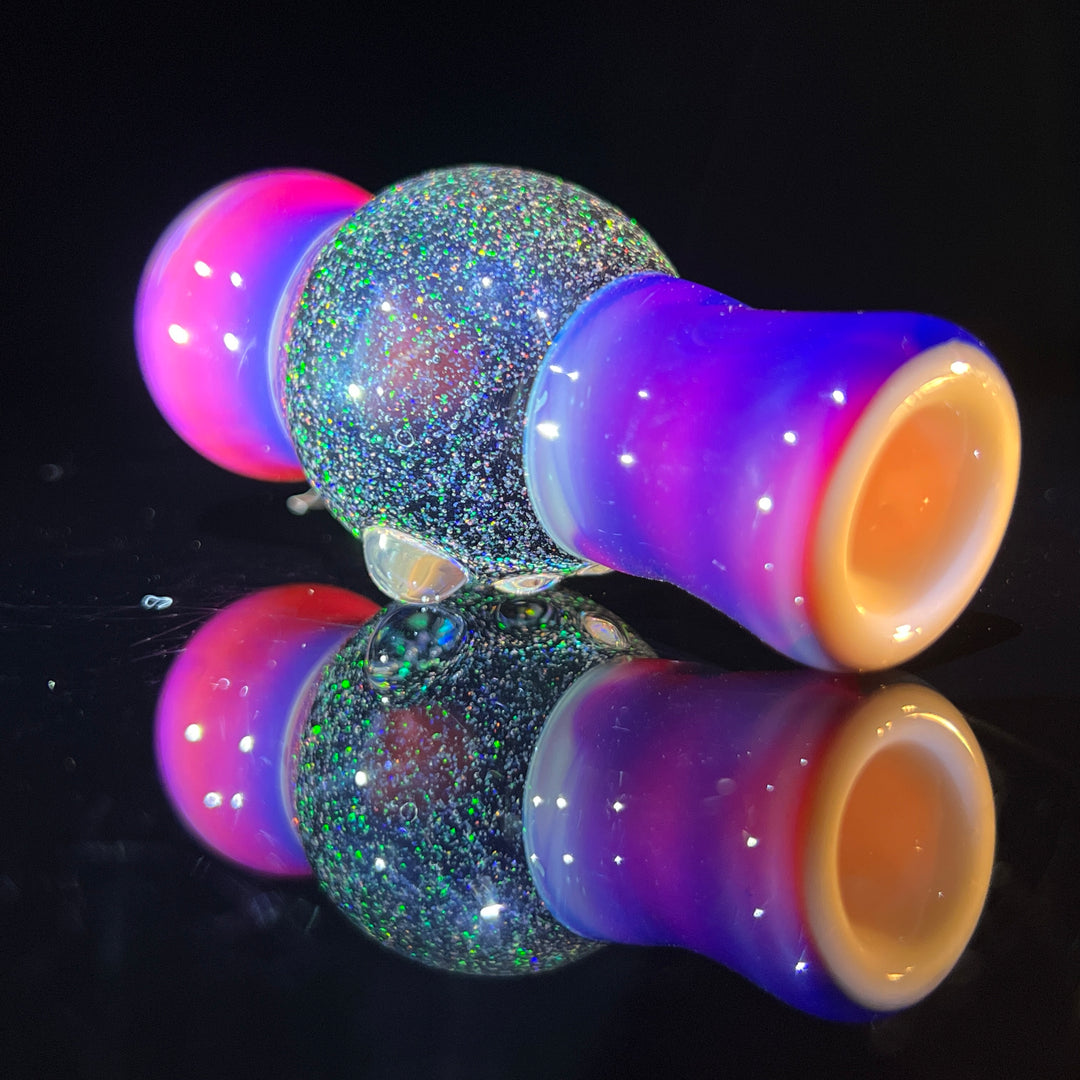 Crushed Opal Serendipity Chillum Glass Pipe Tako Glass   