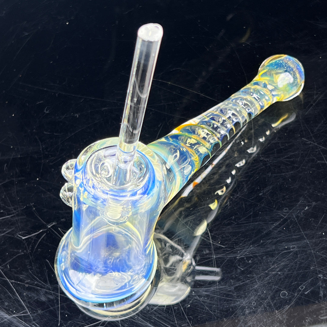 Silver Fumed Hash Hammer Glass Pipe Crondo Glassics   