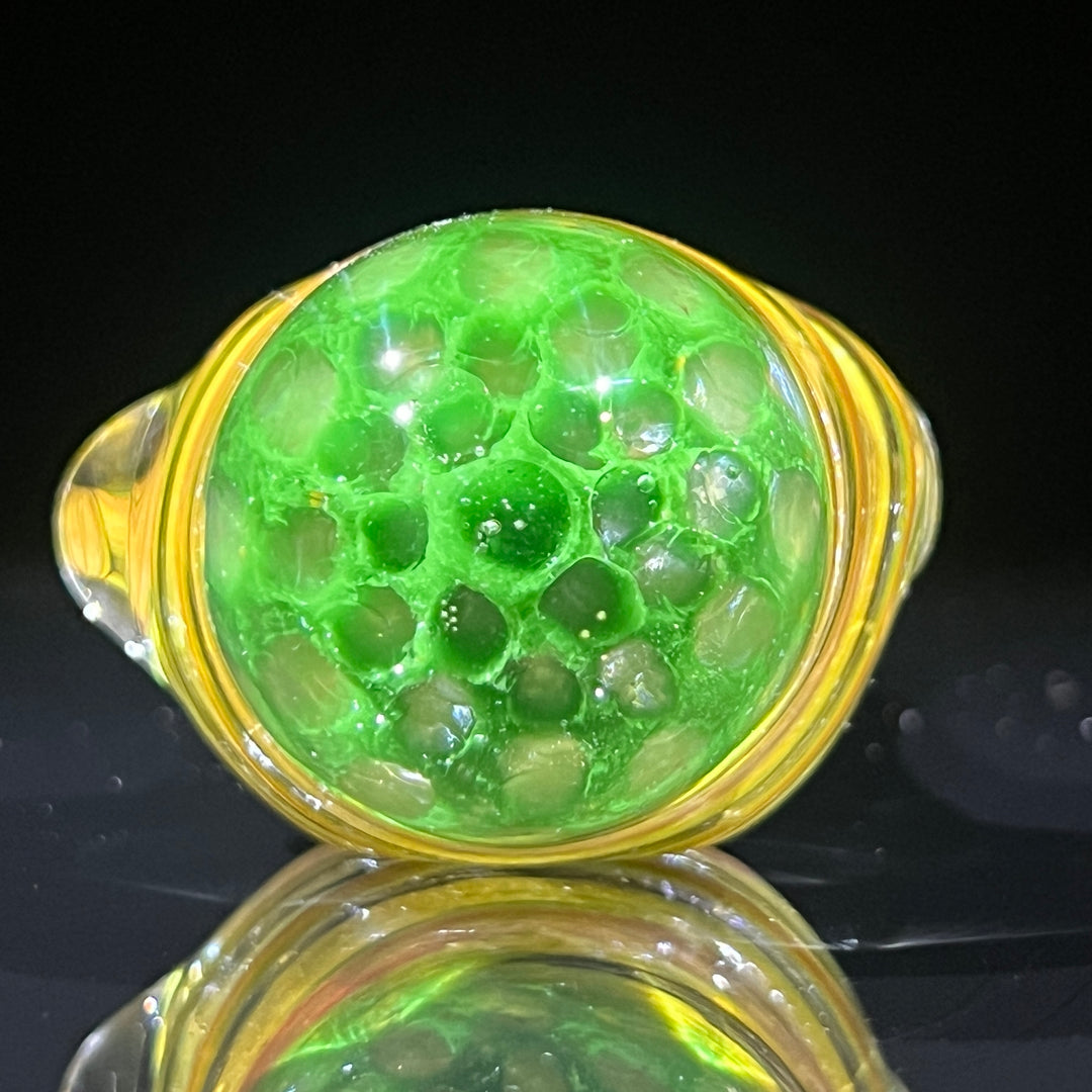 Rasta Twist Alien Brain Honeycomb Glass Pipe Plug a Nug