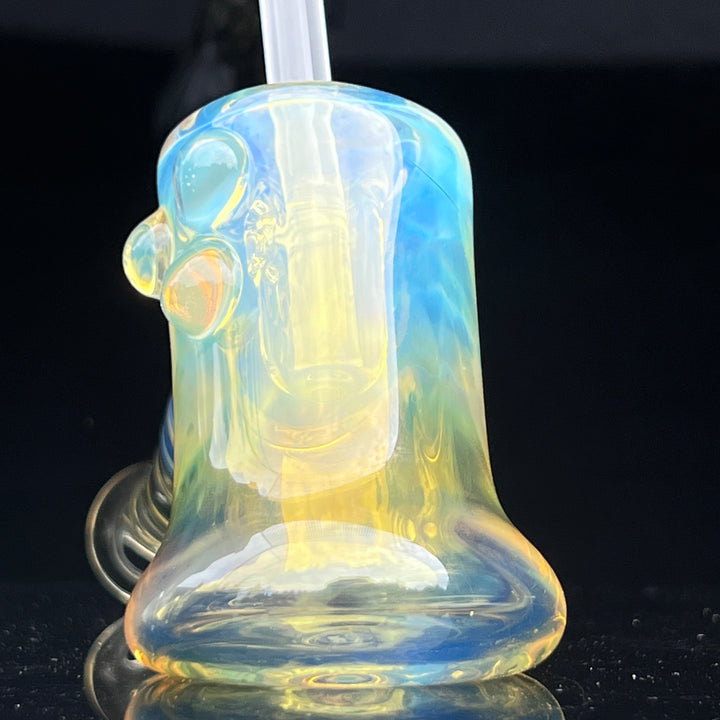 Silver Fumed Hash Hammer Glass Pipe Crondo Glassics   