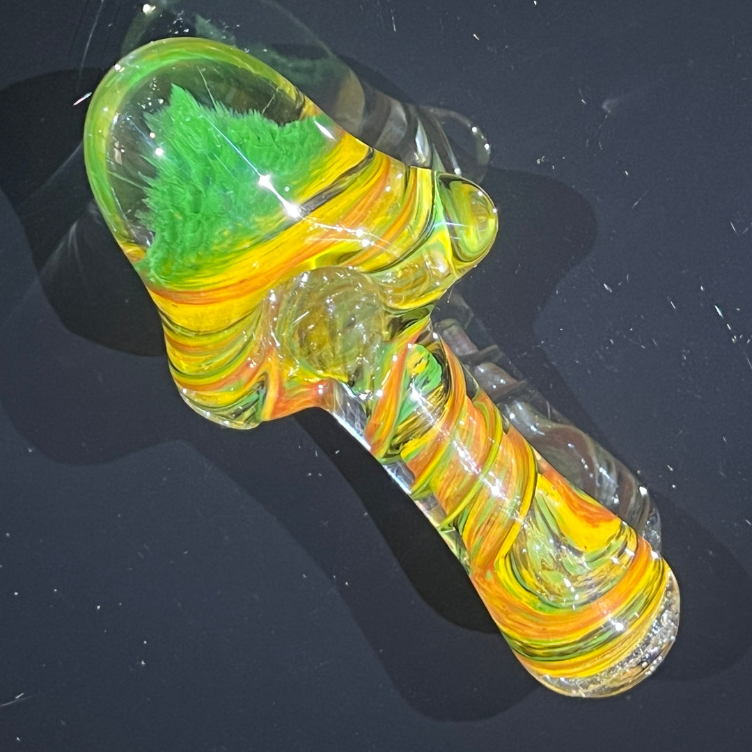 Rasta Twist Alien Brain Honeycomb Glass Pipe Plug a Nug