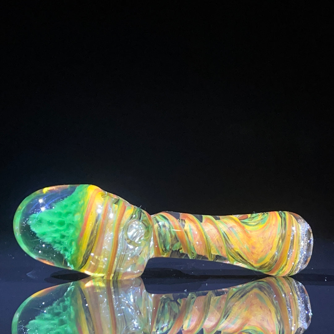 Rasta Twist Alien Brain Honeycomb Glass Pipe Plug a Nug