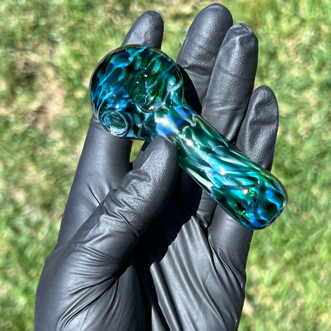 Experimental Green Pocket Pipe Glass Pipe Jedi Glassworks   