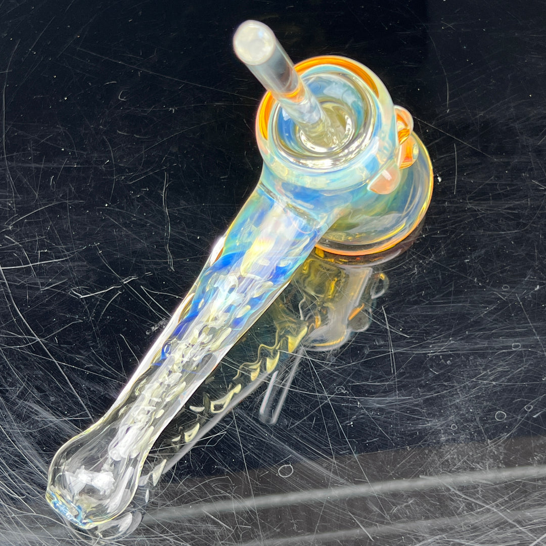 Silver Fumed Hash Hammer Glass Pipe Crondo Glassics   