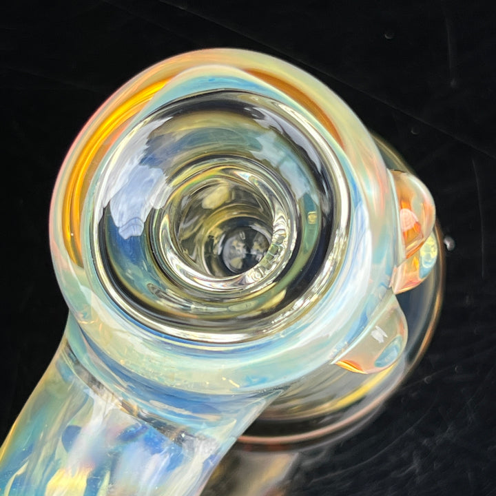 Silver Fumed Hash Hammer Glass Pipe Crondo Glassics   