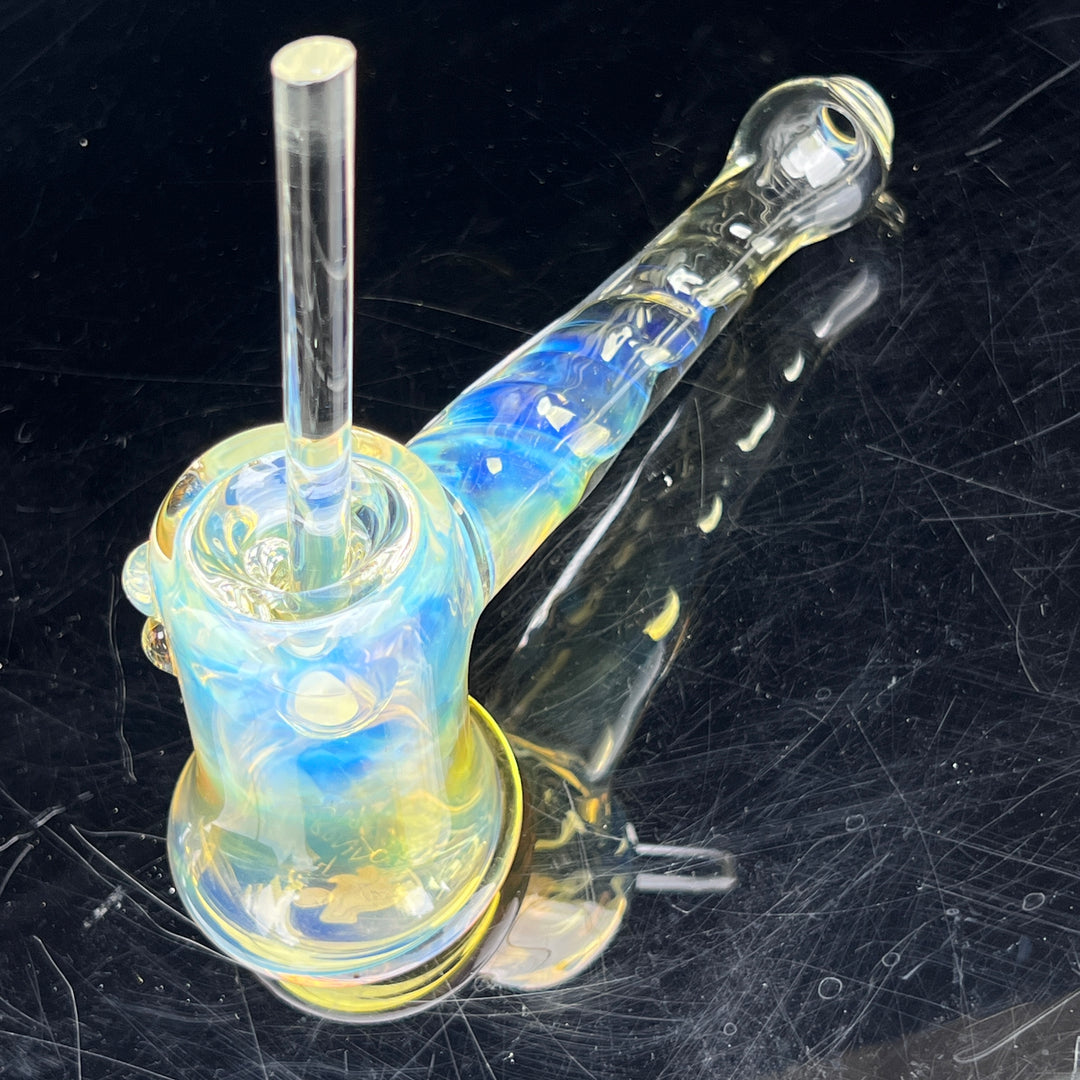 Silver Fumed Hash Hammer Glass Pipe Crondo Glassics   