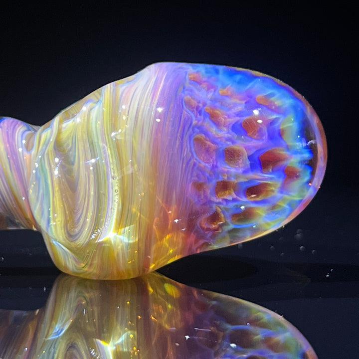 Sandstorm Alien Brain Honeycomb Pipe Glass Pipe Plug a Nug