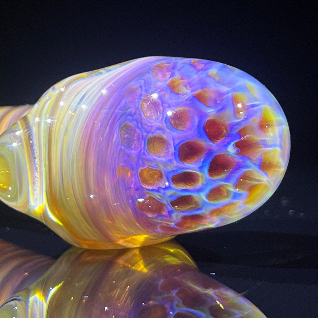 Sandstorm Alien Brain Honeycomb Pipe Glass Pipe Plug a Nug