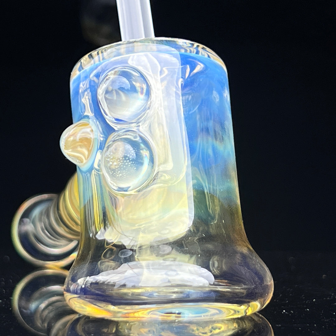 Silver Fumed Hash Hammer Glass Pipe Crondo Glassics   