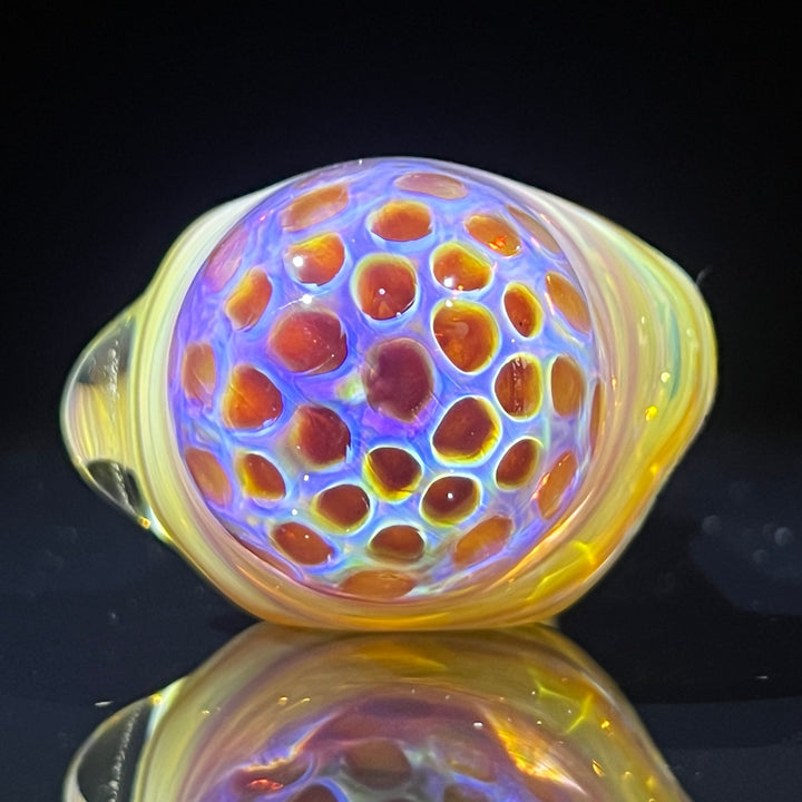 Sandstorm Alien Brain Honeycomb Pipe Glass Pipe Plug a Nug