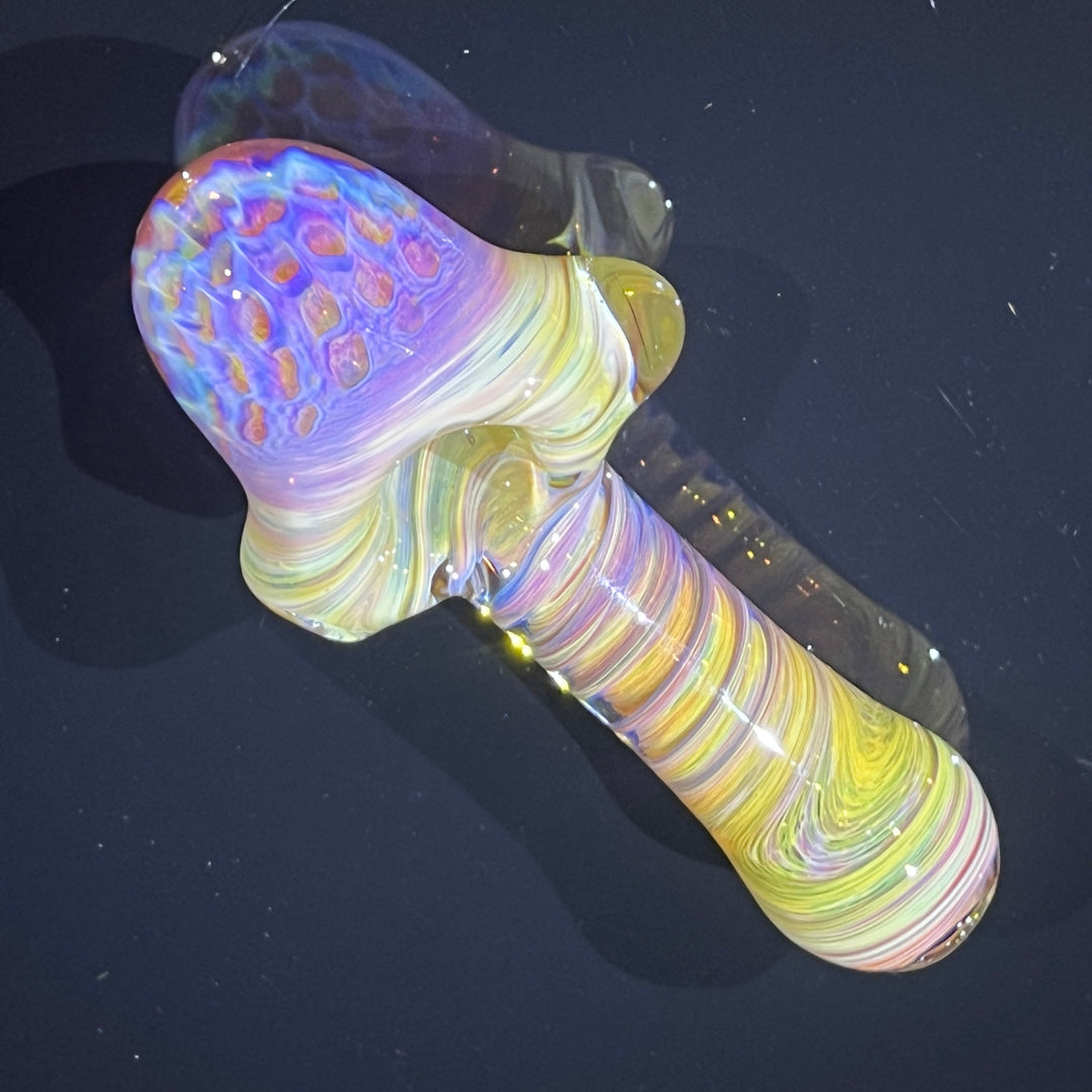 Sandstorm Alien Brain Honeycomb Pipe Glass Pipe Plug a Nug