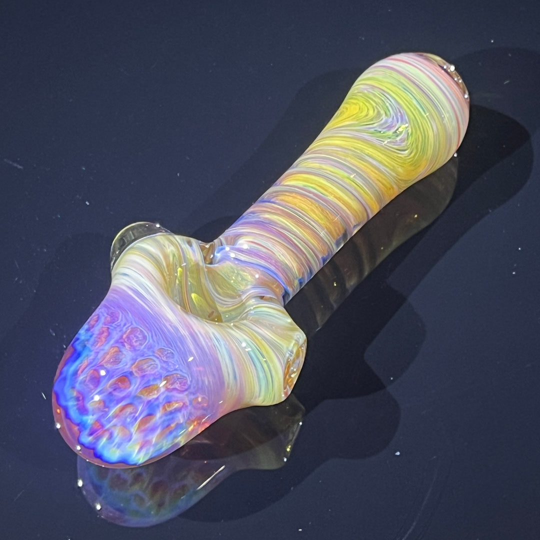 Sandstorm Alien Brain Honeycomb Pipe Glass Pipe Plug a Nug