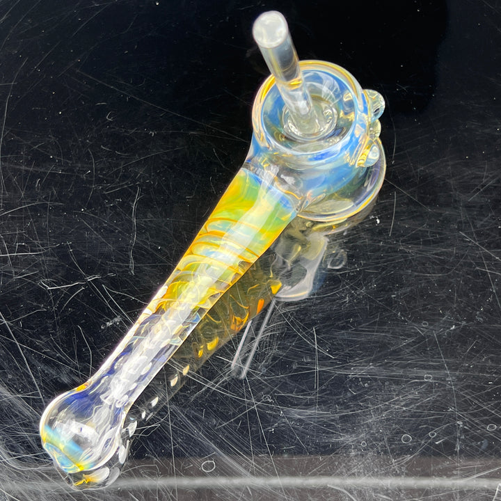 Silver Fumed Hash Hammer Glass Pipe Crondo Glassics   