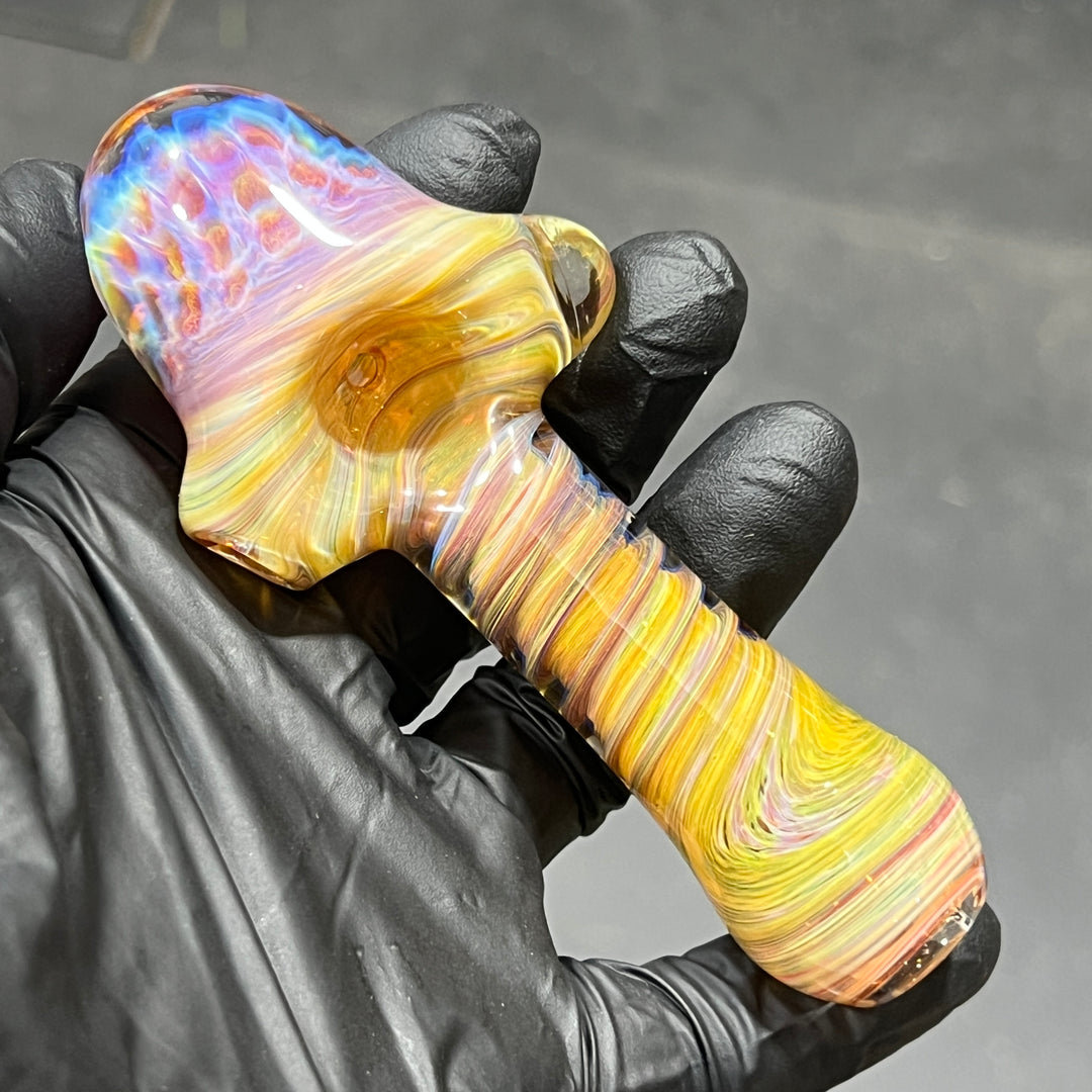 Sandstorm Alien Brain Honeycomb Pipe Glass Pipe Plug a Nug