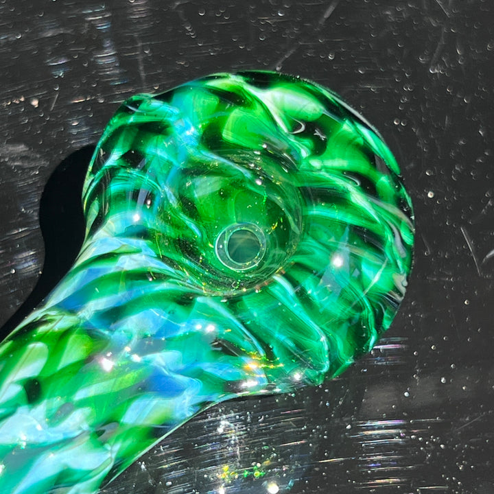 Experimental Green Pocket Pipe Glass Pipe Jedi Glassworks   