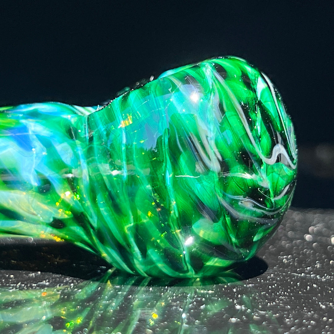 Experimental Green Pocket Pipe Glass Pipe Jedi Glassworks   