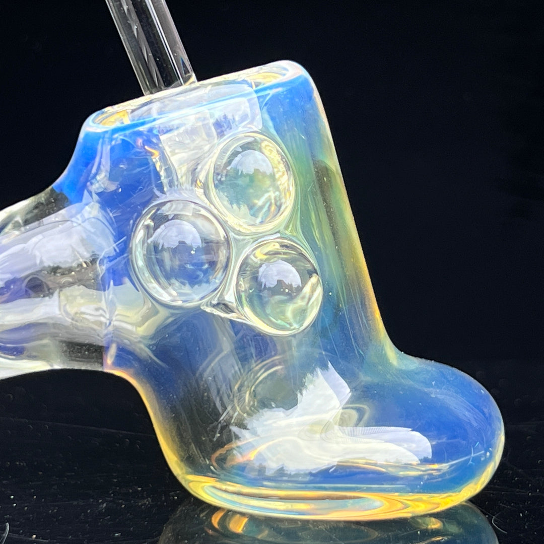 Silver Fumed Hash Hammer Glass Pipe Crondo Glassics   