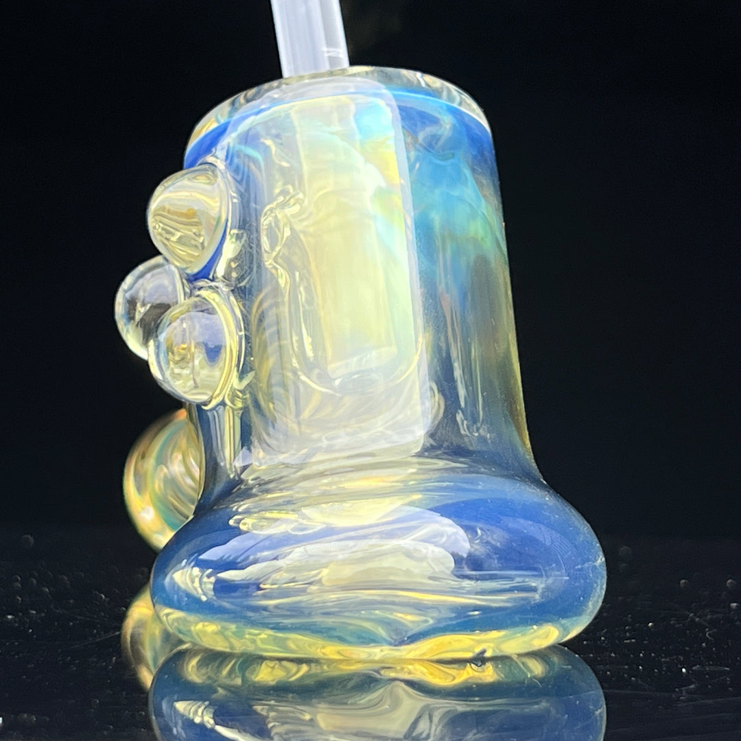 Silver Fumed Hash Hammer Glass Pipe Crondo Glassics   