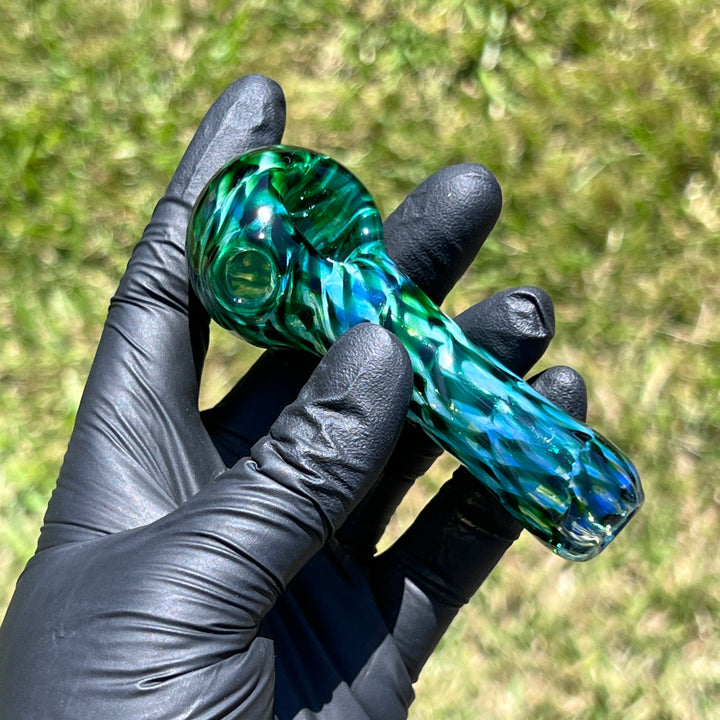 Experimental Green Pocket Pipe Glass Pipe Jedi Glassworks   