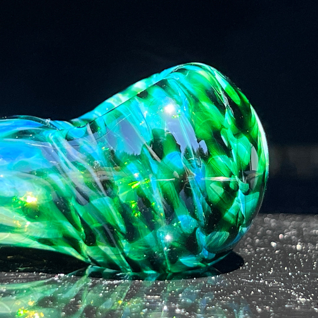 Experimental Green Pocket Pipe Glass Pipe Jedi Glassworks   