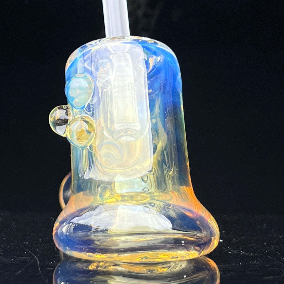 Silver Fumed Hash Hammer Glass Pipe Crondo Glassics   