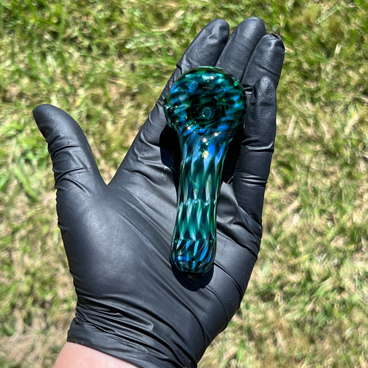 Experimental Green Pocket Pipe Glass Pipe Jedi Glassworks   