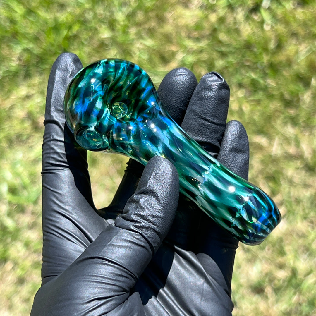 Experimental Green Pocket Pipe Glass Pipe Jedi Glassworks   