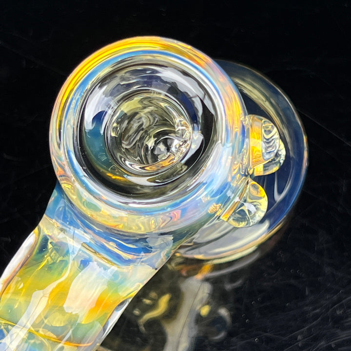 Silver Fumed Hash Hammer Glass Pipe Crondo Glassics   