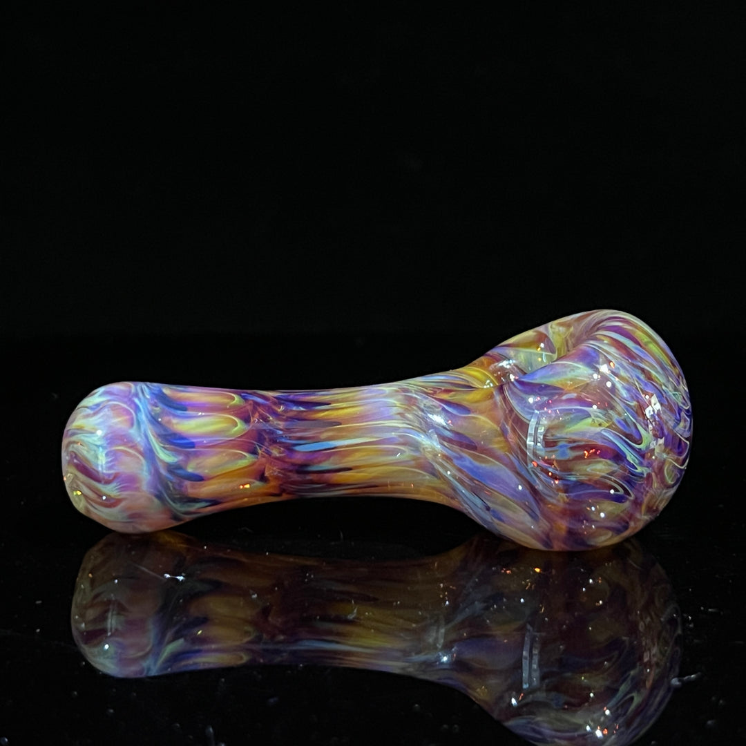 Multi-colored Purple Pipe Glass Pipe Jedi Glassworks   