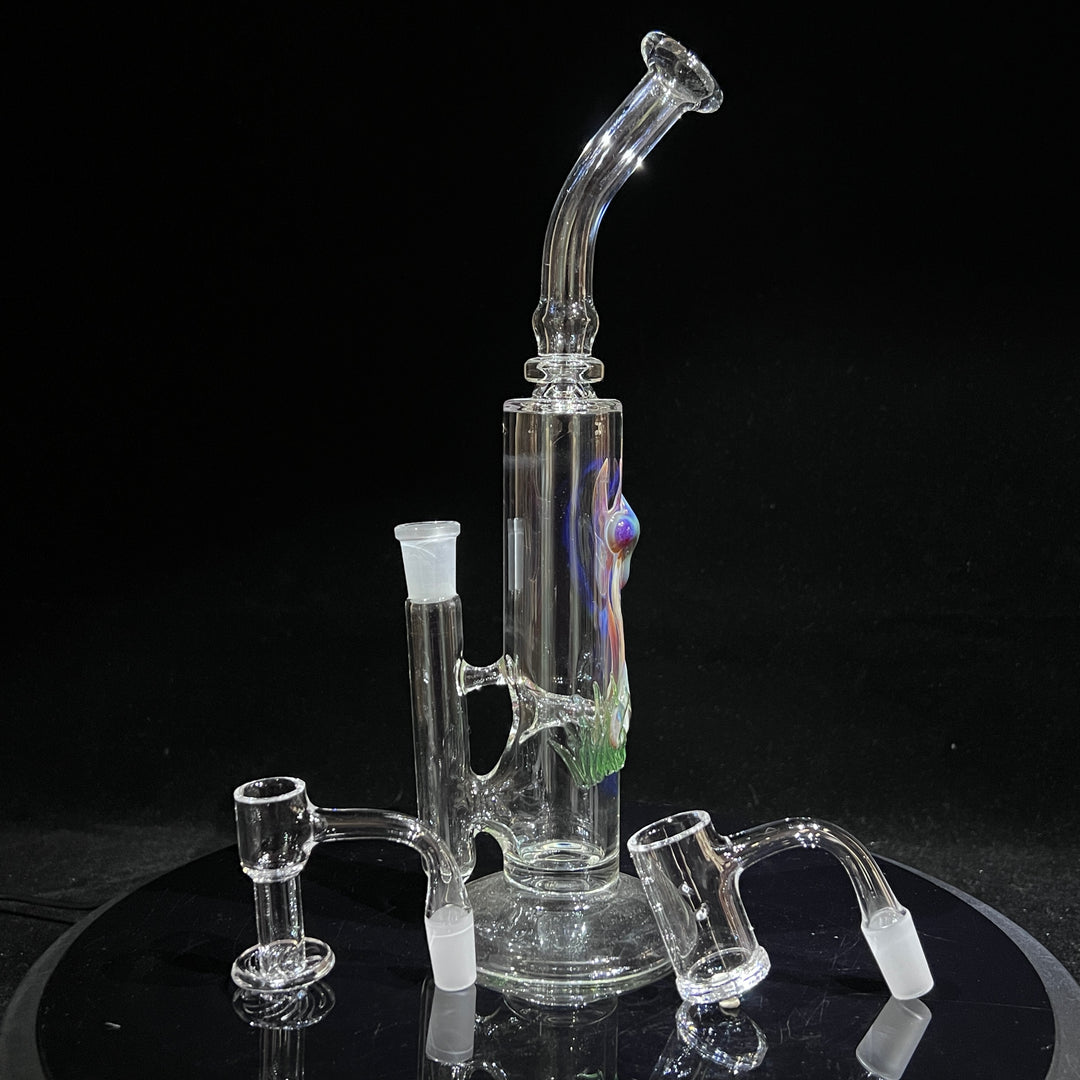 Mushroom Rig + Banger Combo Glass Pipe Mary Jane's Glass   