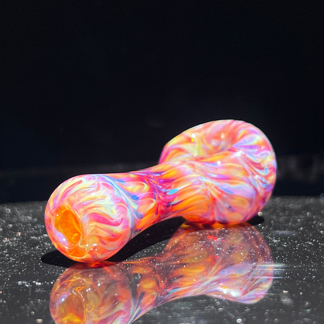 Multi-colored Purple Pipe Glass Pipe Jedi Glassworks   