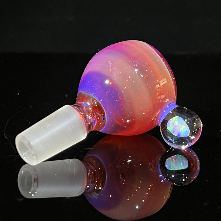 14mm Vibrant Pink Opal PullSlide Accessory Beezy Glass   