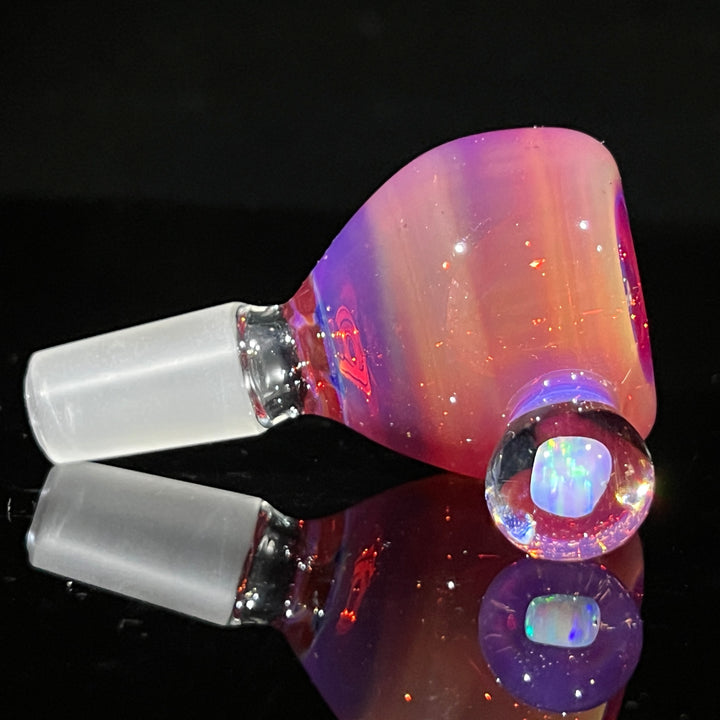 14mm Vibrant Pink Opal PullSlide Accessory Beezy Glass   